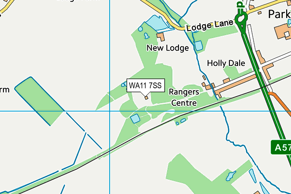 WA11 7SS map - OS VectorMap District (Ordnance Survey) WA11 7SS map - OS VectorMap District (Ordnance Survey)