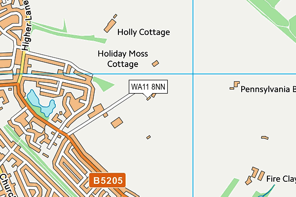 WA11 8NN map - OS VectorMap District (Ordnance Survey) WA11 8NN map - OS VectorMap District (Ordnance Survey)