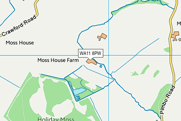 WA11 8PW map - OS VectorMap District (Ordnance Survey) WA11 8PW map - OS VectorMap District (Ordnance Survey)