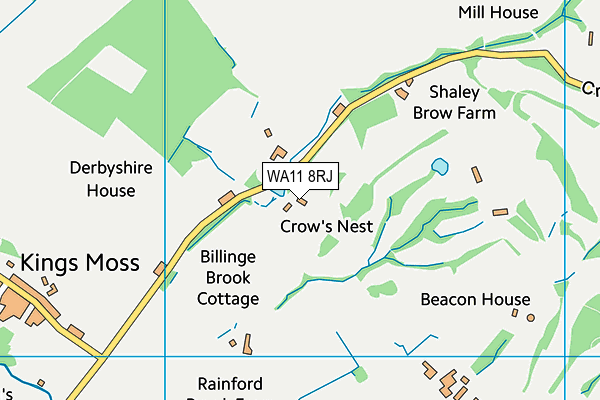 WA11 8RJ map - OS VectorMap District (Ordnance Survey) WA11 8RJ map - OS VectorMap District (Ordnance Survey)