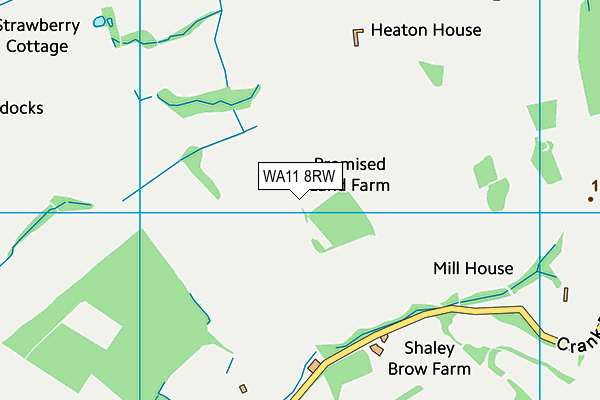 WA11 8RW map - OS VectorMap District (Ordnance Survey) WA11 8RW map - OS VectorMap District (Ordnance Survey)