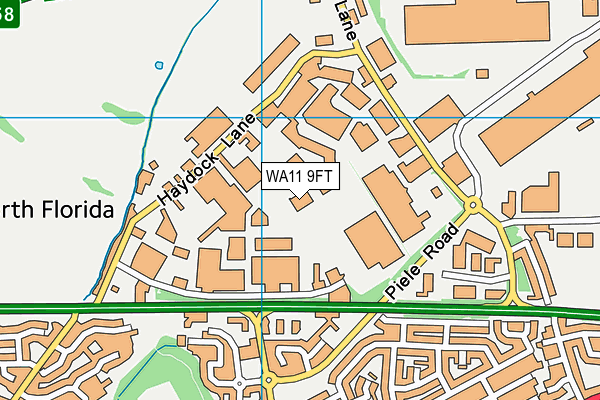 WA11 9FT map - OS VectorMap District (Ordnance Survey) WA11 9FT map - OS VectorMap District (Ordnance Survey)