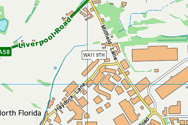 WA11 9TH map - OS VectorMap District (Ordnance Survey) WA11 9TH map - OS VectorMap District (Ordnance Survey)