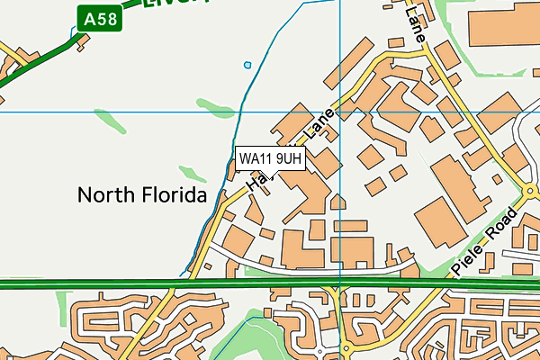 WA11 9UH map - OS VectorMap District (Ordnance Survey) WA11 9UH map - OS VectorMap District (Ordnance Survey)