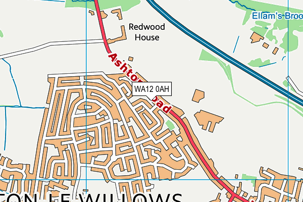 WA12 0AH map - OS VectorMap District (Ordnance Survey) WA12 0AH map - OS VectorMap District (Ordnance Survey)
