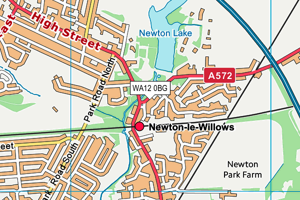 WA12 0BG map - OS VectorMap District (Ordnance Survey) WA12 0BG map - OS VectorMap District (Ordnance Survey)