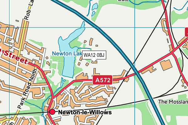 WA12 0BJ map - OS VectorMap District (Ordnance Survey) WA12 0BJ map - OS VectorMap District (Ordnance Survey)