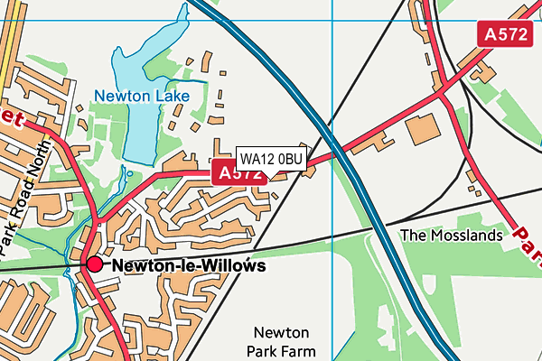 WA12 0BU map - OS VectorMap District (Ordnance Survey) WA12 0BU map - OS VectorMap District (Ordnance Survey)