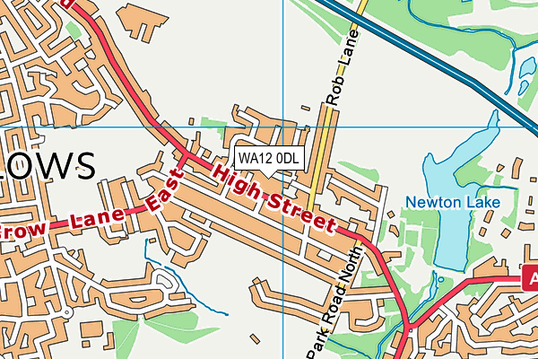 WA12 0DL map - OS VectorMap District (Ordnance Survey) WA12 0DL map - OS VectorMap District (Ordnance Survey)