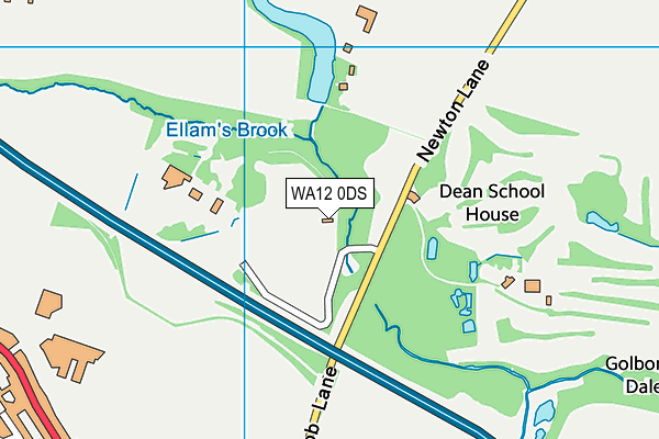 WA12 0DS map - OS VectorMap District (Ordnance Survey) WA12 0DS map - OS VectorMap District (Ordnance Survey)