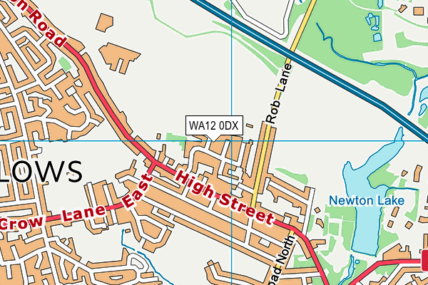 WA12 0DX map - OS VectorMap District (Ordnance Survey) WA12 0DX map - OS VectorMap District (Ordnance Survey)