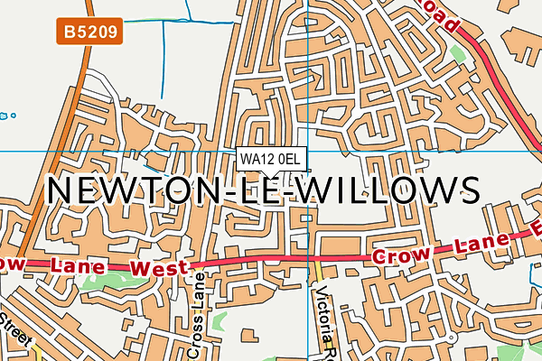 WA12 0EL map - OS VectorMap District (Ordnance Survey) WA12 0EL map - OS VectorMap District (Ordnance Survey)