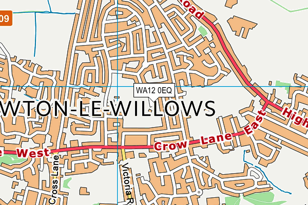 WA12 0EQ map - OS VectorMap District (Ordnance Survey) WA12 0EQ map - OS VectorMap District (Ordnance Survey)