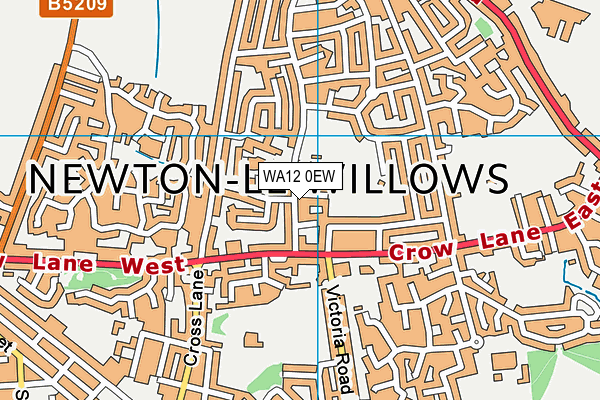WA12 0EW map - OS VectorMap District (Ordnance Survey) WA12 0EW map - OS VectorMap District (Ordnance Survey)