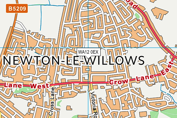 WA12 0EX map - OS VectorMap District (Ordnance Survey) WA12 0EX map - OS VectorMap District (Ordnance Survey)