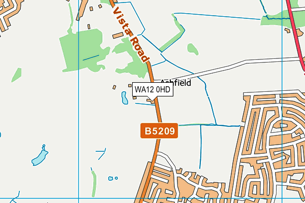 WA12 0HD map - OS VectorMap District (Ordnance Survey) WA12 0HD map - OS VectorMap District (Ordnance Survey)