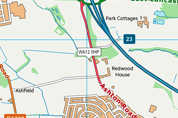 WA12 0HP map - OS VectorMap District (Ordnance Survey) WA12 0HP map - OS VectorMap District (Ordnance Survey)