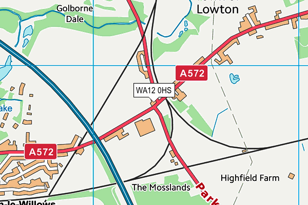 WA12 0HS map - OS VectorMap District (Ordnance Survey) WA12 0HS map - OS VectorMap District (Ordnance Survey)
