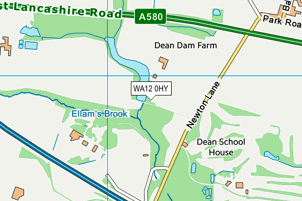 WA12 0HY map - OS VectorMap District (Ordnance Survey) WA12 0HY map - OS VectorMap District (Ordnance Survey)