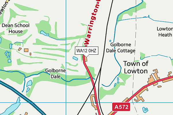 WA12 0HZ map - OS VectorMap District (Ordnance Survey) WA12 0HZ map - OS VectorMap District (Ordnance Survey)