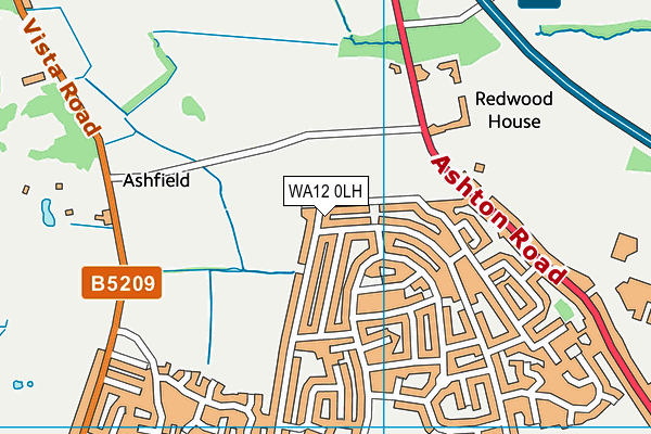 WA12 0LH map - OS VectorMap District (Ordnance Survey) WA12 0LH map - OS VectorMap District (Ordnance Survey)
