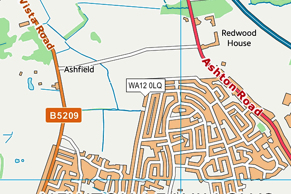 WA12 0LQ map - OS VectorMap District (Ordnance Survey) WA12 0LQ map - OS VectorMap District (Ordnance Survey)