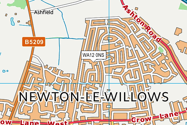 WA12 0NS map - OS VectorMap District (Ordnance Survey) WA12 0NS map - OS VectorMap District (Ordnance Survey)