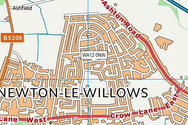 WA12 0NW map - OS VectorMap District (Ordnance Survey) WA12 0NW map - OS VectorMap District (Ordnance Survey)