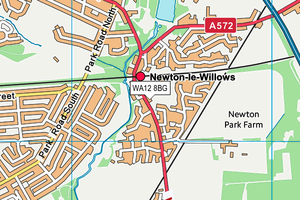 WA12 8BG map - OS VectorMap District (Ordnance Survey) WA12 8BG map - OS VectorMap District (Ordnance Survey)