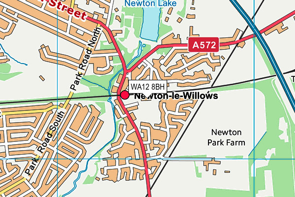 WA12 8BH map - OS VectorMap District (Ordnance Survey) WA12 8BH map - OS VectorMap District (Ordnance Survey)