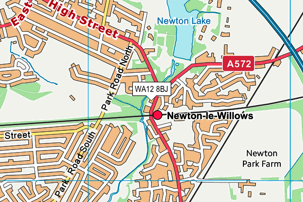 WA12 8BJ map - OS VectorMap District (Ordnance Survey) WA12 8BJ map - OS VectorMap District (Ordnance Survey)