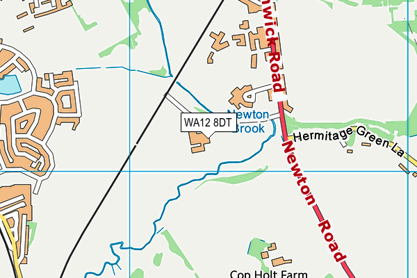 WA12 8DT map - OS VectorMap District (Ordnance Survey) WA12 8DT map - OS VectorMap District (Ordnance Survey)