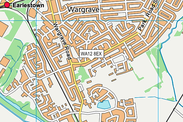 WA12 8EX map - OS VectorMap District (Ordnance Survey) WA12 8EX map - OS VectorMap District (Ordnance Survey)