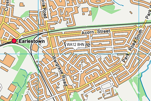 WA12 8HN map - OS VectorMap District (Ordnance Survey) WA12 8HN map - OS VectorMap District (Ordnance Survey)