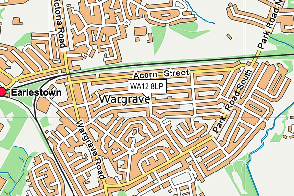 WA12 8LP map - OS VectorMap District (Ordnance Survey) WA12 8LP map - OS VectorMap District (Ordnance Survey)