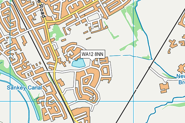 WA12 8NN map - OS VectorMap District (Ordnance Survey) WA12 8NN map - OS VectorMap District (Ordnance Survey)