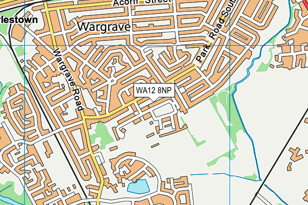WA12 8NP map - OS VectorMap District (Ordnance Survey) WA12 8NP map - OS VectorMap District (Ordnance Survey)