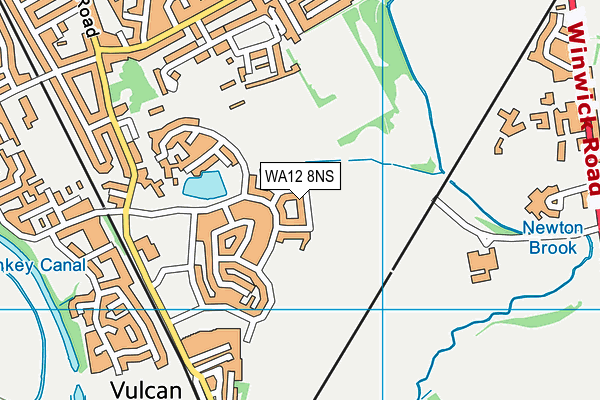 WA12 8NS map - OS VectorMap District (Ordnance Survey) WA12 8NS map - OS VectorMap District (Ordnance Survey)