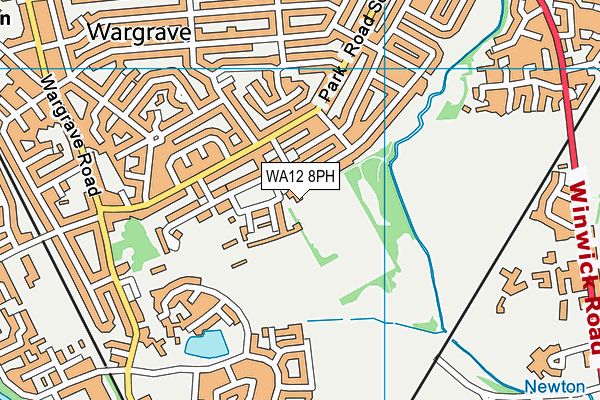 WA12 8PH map - OS VectorMap District (Ordnance Survey) WA12 8PH map - OS VectorMap District (Ordnance Survey)