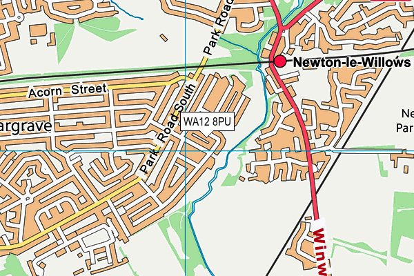 WA12 8PU map - OS VectorMap District (Ordnance Survey) WA12 8PU map - OS VectorMap District (Ordnance Survey)