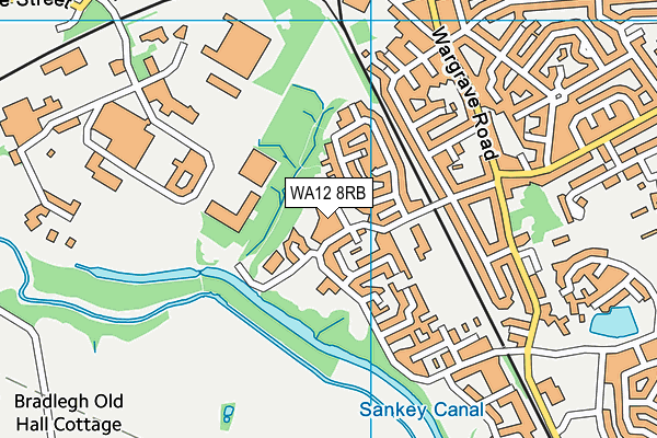 WA12 8RB map - OS VectorMap District (Ordnance Survey) WA12 8RB map - OS VectorMap District (Ordnance Survey)