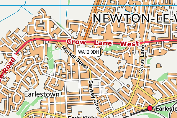 WA12 9DH map - OS VectorMap District (Ordnance Survey) WA12 9DH map - OS VectorMap District (Ordnance Survey)