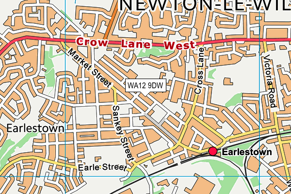WA12 9DW map - OS VectorMap District (Ordnance Survey) WA12 9DW map - OS VectorMap District (Ordnance Survey)