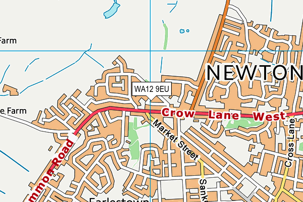 WA12 9EU map - OS VectorMap District (Ordnance Survey) WA12 9EU map - OS VectorMap District (Ordnance Survey)