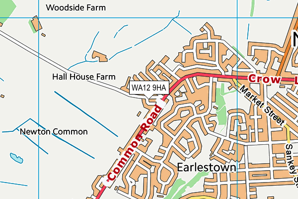 WA12 9HA map - OS VectorMap District (Ordnance Survey) WA12 9HA map - OS VectorMap District (Ordnance Survey)