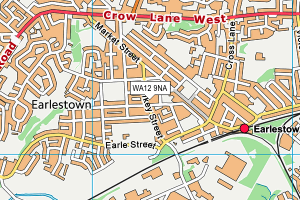 WA12 9NA map - OS VectorMap District (Ordnance Survey) WA12 9NA map - OS VectorMap District (Ordnance Survey)