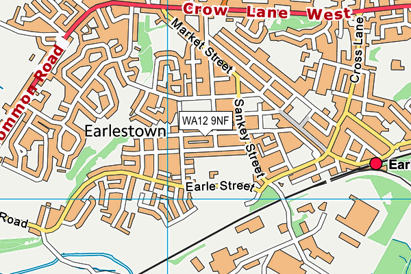 WA12 9NF map - OS VectorMap District (Ordnance Survey) WA12 9NF map - OS VectorMap District (Ordnance Survey)