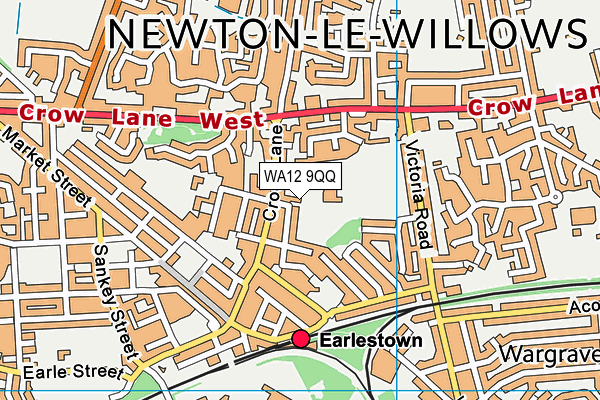 WA12 9QQ map - OS VectorMap District (Ordnance Survey) WA12 9QQ map - OS VectorMap District (Ordnance Survey)