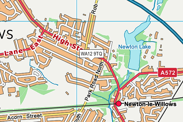 WA12 9TQ map - OS VectorMap District (Ordnance Survey) WA12 9TQ map - OS VectorMap District (Ordnance Survey)