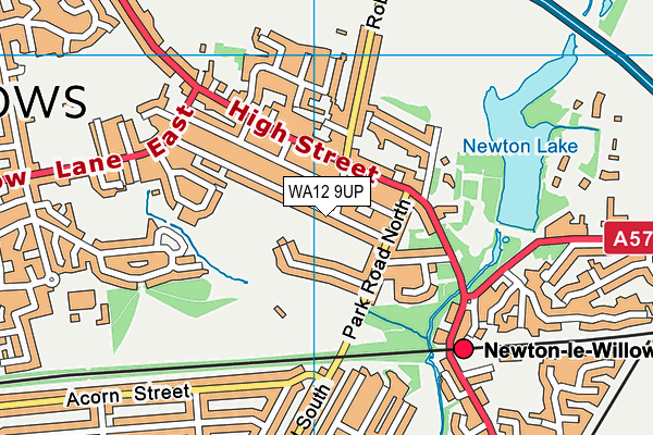 WA12 9UP map - OS VectorMap District (Ordnance Survey) WA12 9UP map - OS VectorMap District (Ordnance Survey)